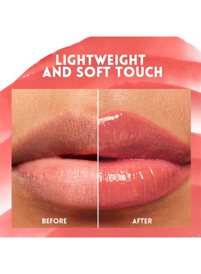 pudaier Gloss, Hydrating Lip Gloss for Women and Girls, Moisturizing Creamy Lipstick for Dry Lips, Nourishing Highly Pigmented Lip Balm, Non-Sticky Tinted Lip Makeup #01 - Image 4